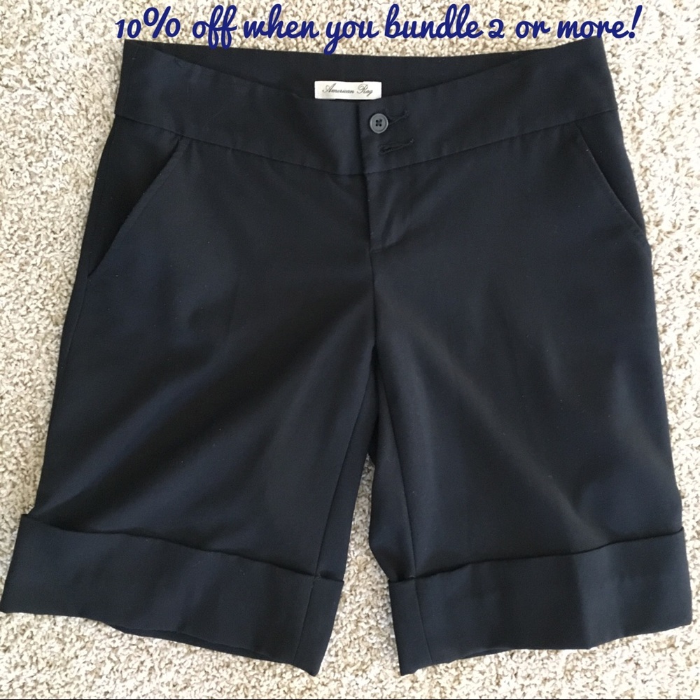 American Rag | Capris Cropped Pants Black 3